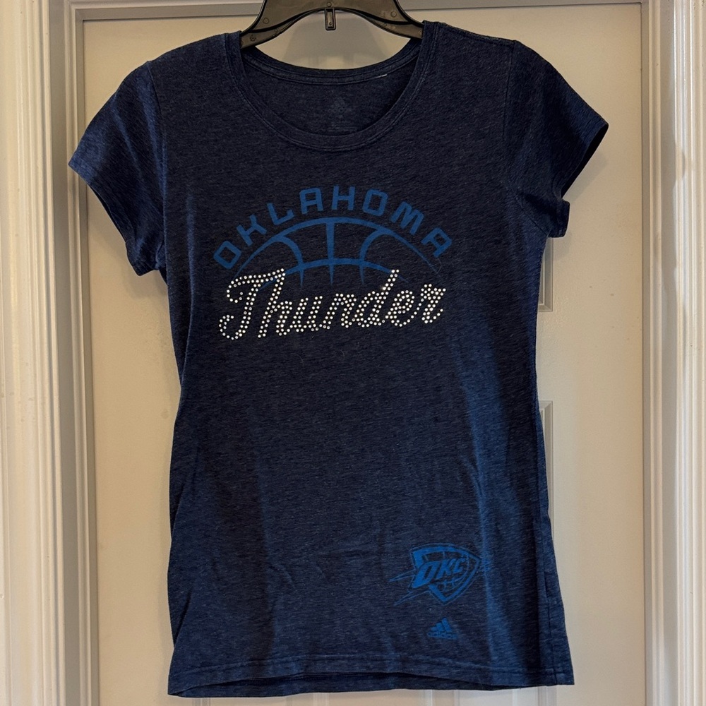 Adidas Oklahoma City Thunder Navy Tee